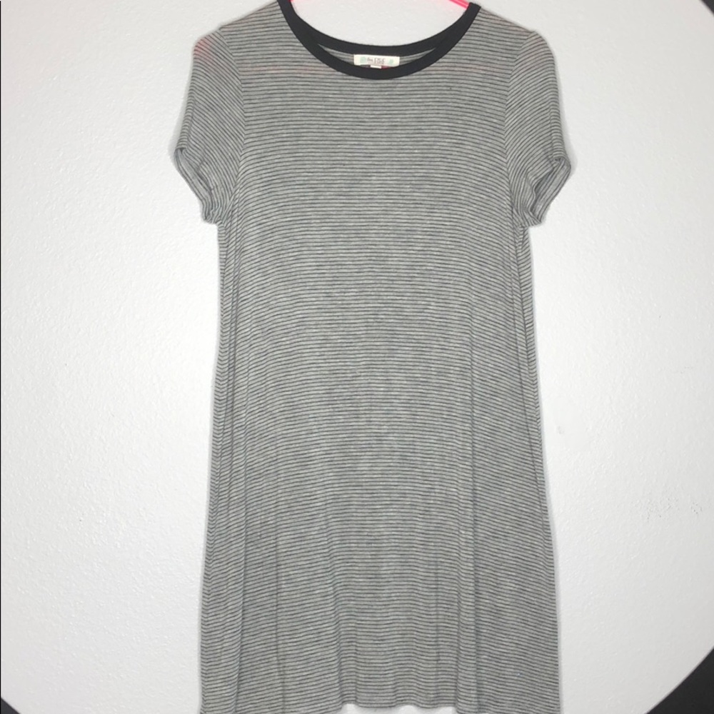 Striped t-shirt dress